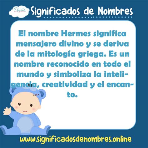 significado de hermes nombre|Nombre Hermes, Significado y Origen .